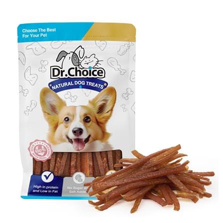ขนมสุนัข DR.CHOICE SOFT CHICKEN PIECES 400 ก._0