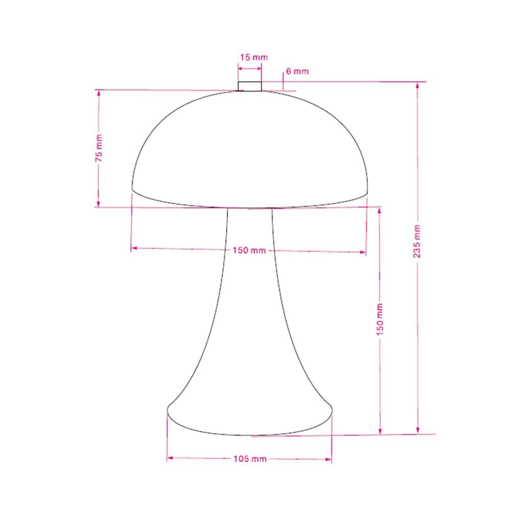 ไฟตั้งโต๊ะ LED CARINI TCW25502-CU 1.2 วัตต์ WARM WHITE สีทองแดง