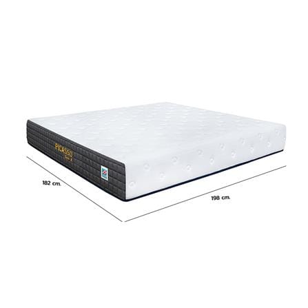ที่นอนพ็อกเก็ตสปริง 6 ฟุต สุญญากาศ PICASSO รุ่น SMILE X พร้อมโซฟา COZY สีครีม 1 ตัว_6