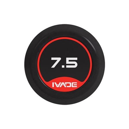 บาร์เบลแกนหยักหุ้มยาง IVADE 7.5 กก. (1 ชิ้น)_6