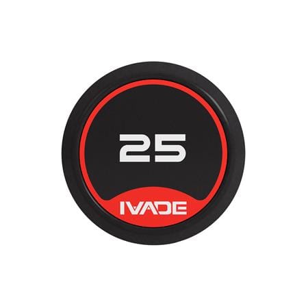 บาร์เบลแกนหยักหุ้มยาง IVADE 25 กก. (1 ชิ้น)_6