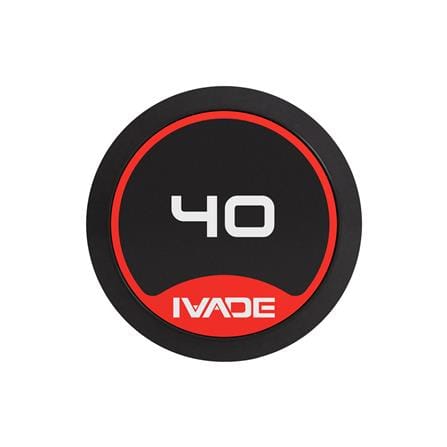 บาร์เบลแกนหยักหุ้มยาง IVADE 40 กก. (1 ชิ้น)_6