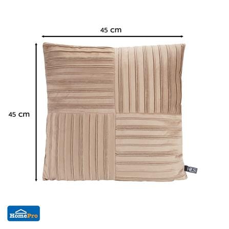 หมอนอิง HOME LIVING STYLE PREVIA 18x18 นิ้ว สีน้ำตาล_7