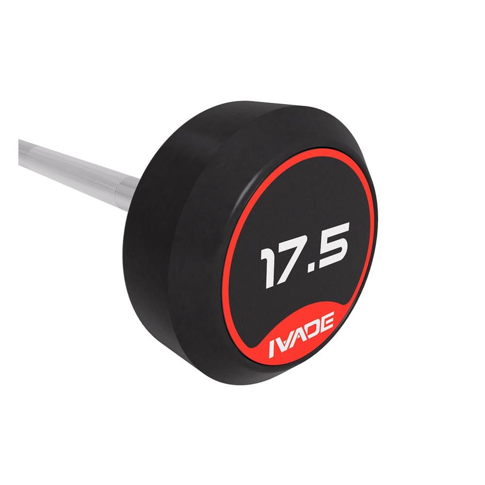 บาร์เบลแกนตรงหุ้มยาง IVADE 17.5 กก. (1 ชิ้น)