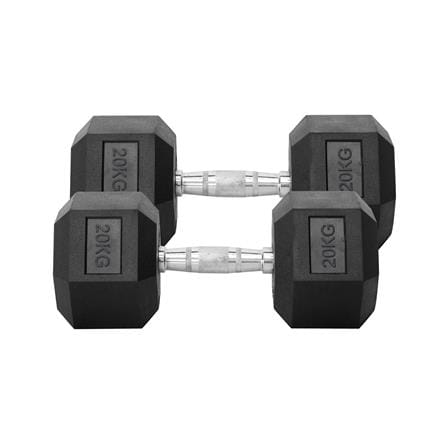 ดัมเบลหกเหลี่ยม IRONTEC HEX 20 กก. (แพ็ก 2 ชิ้น)
