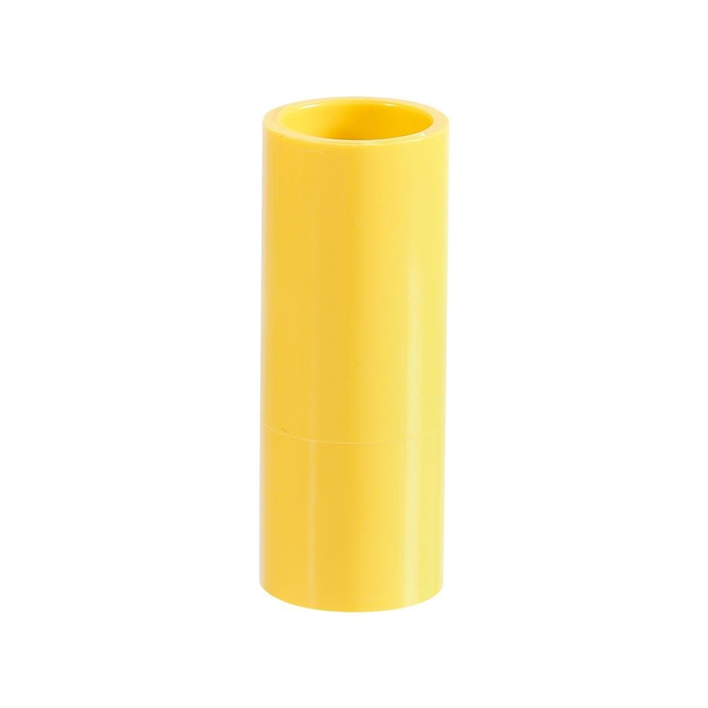 ข้อต่อตรง PVC ตราช้างNPI 3/8 นิ้ว สีเหลือง (แพ็ก 5 ชิ้น)