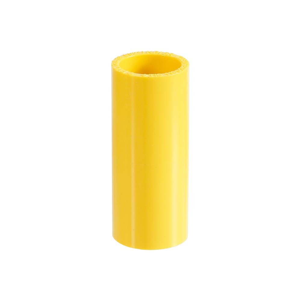 ข้อต่อตรง PVC ตราช้างNPI 1/2 นิ้ว สีเหลือง (แพ็ก 5 ชิ้น)