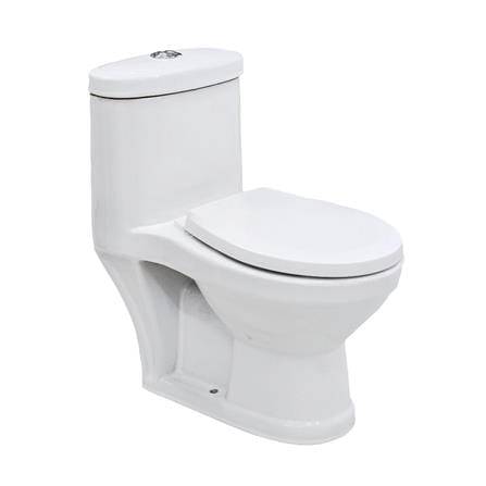 สุขภัณฑ์ 1 ชิ้น NASCO NC-8600-WA 3/4.5 ลิตร สีขาว_0