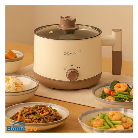 หม้ออเนกประสงค์ COMPRO CP-B24 สีครีม_2