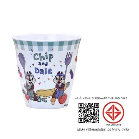 แก้วน้ำเมลามีน 450 มล. SUPERWARE CHIP AND DALE_5