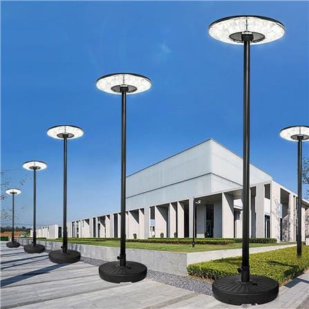 ไฟสนาม SOLAR CARINI 492 1200 วัตต์ DAYLIGHT สีดำ_1