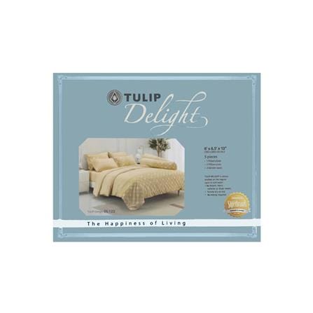 ชุดผ้าปูที่นอน 6 ฟุต (ชุด 5 ชิ้น) TULIP DELIGHT 60012-DL122_3