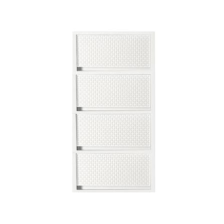 ตู้ลิ้นชัก 4 ชั้น STACKO SAAN 34.2x36.5x68.5 ซม. สีขาว_1