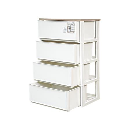 ตู้ลิ้นชัก 4 ชั้น STACKO MODULAR 53.5x36.5x90.5 ซม. สีขาว_2