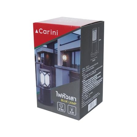 ไฟหัวเสา CARINI BO-F3201S สีดำ_4