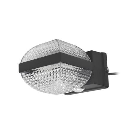 ไฟผนังภายนอก LED CARINI BO-WS03 12 วัตต์ WARM WHITE สีดำ_1