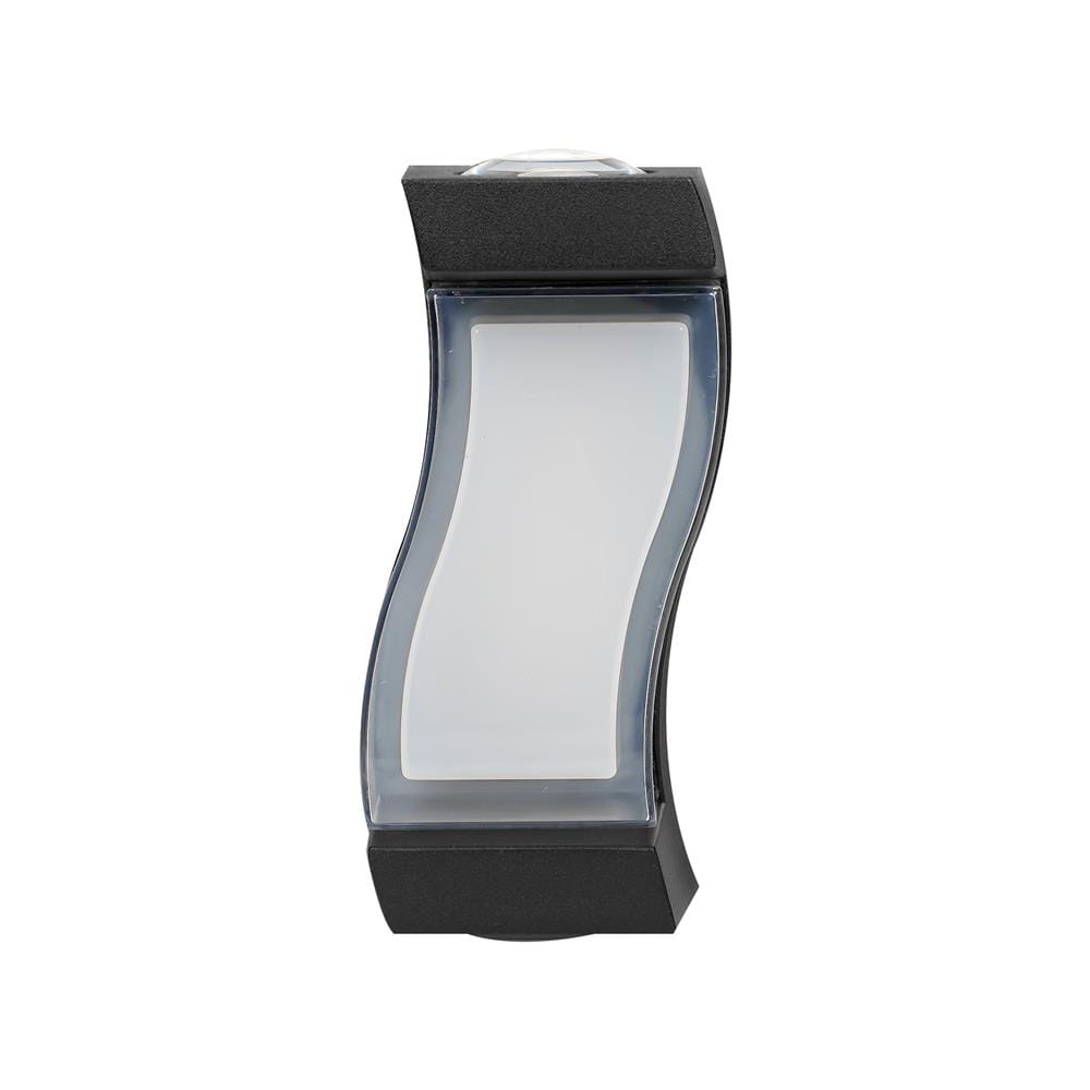 ไฟผนังนอก LED CARINI BO-WL3528 8 วัตต์ WARM WHITE สีดำ
