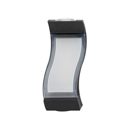 ไฟผนังนอก LED CARINI BO-WL3528 8 วัตต์ WARM WHITE สีดำ_1
