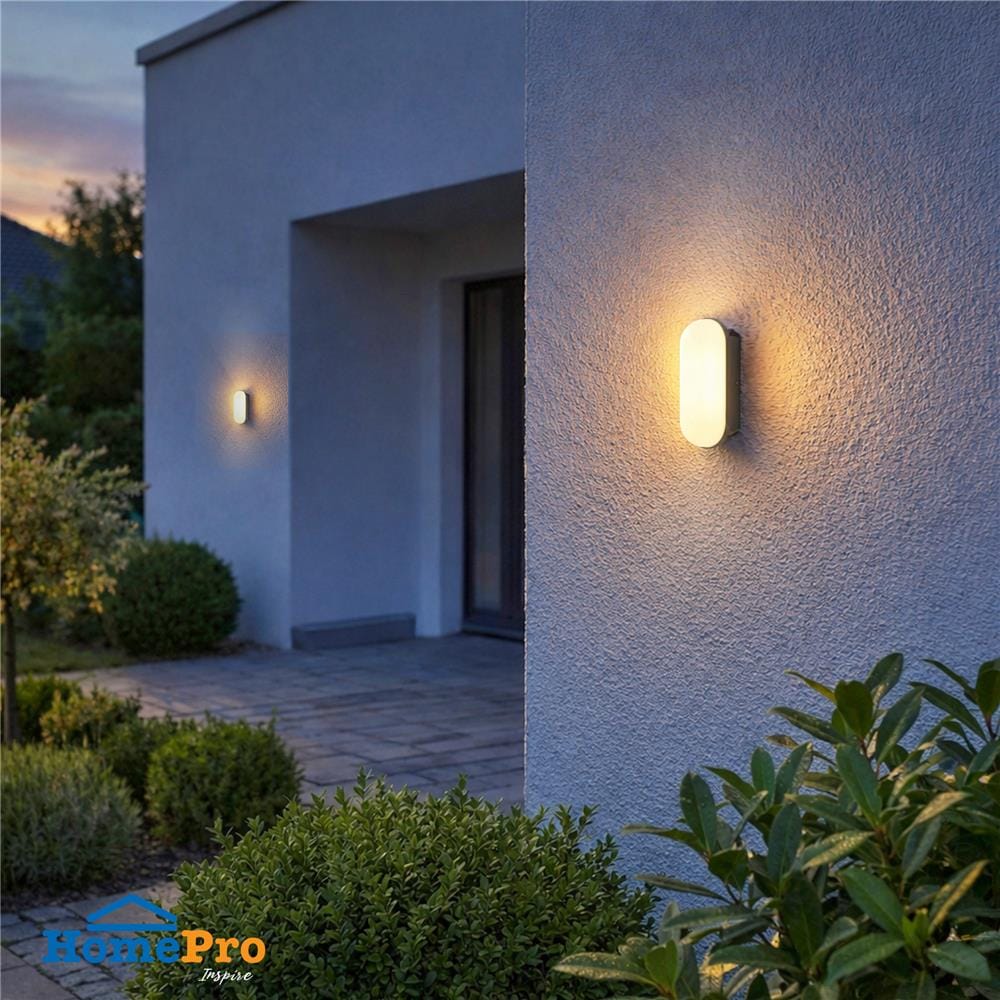 ไฟผนังภายนอก LED CARINI BO-WL3112 7 วัตต์ WARM WHITE สีดำ
