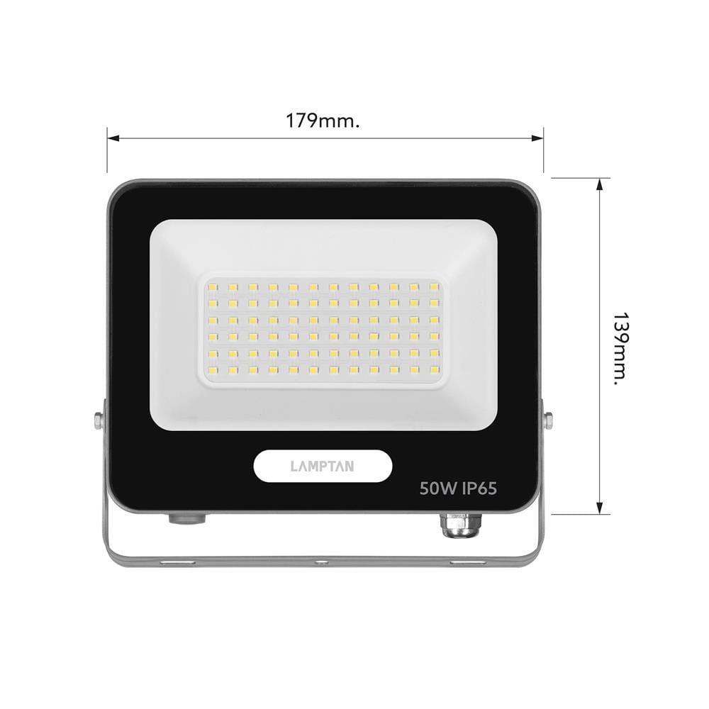 สปอตไลท์ภายนอก LED LAMPTAN FULLUX 50 วัตต์ DAYLIGHT