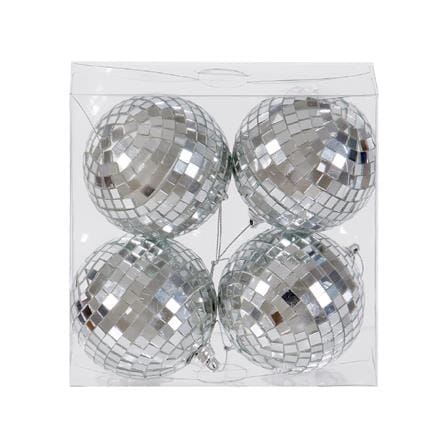 ชุดบอลตกแต่ง SIAMXMAS 8 ซม. สีเงิน (แพ็ก 4 ชิ้น)_2