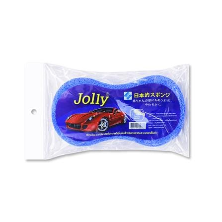 ฟองน้ำเลข 8 รูพรุน JOLLY สีน้ำเงิน_2
