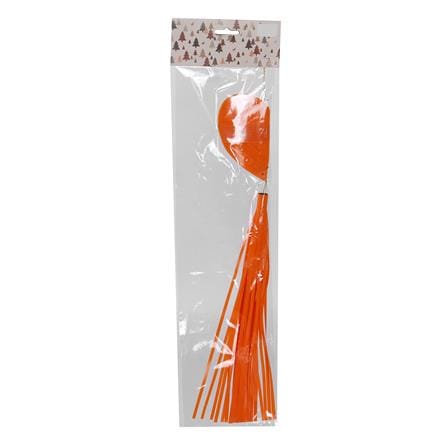 ของตกแต่ง หัวใจห้อยพู่ทูโทน SIAMXMAS 40 ซม. สีส้ม_1