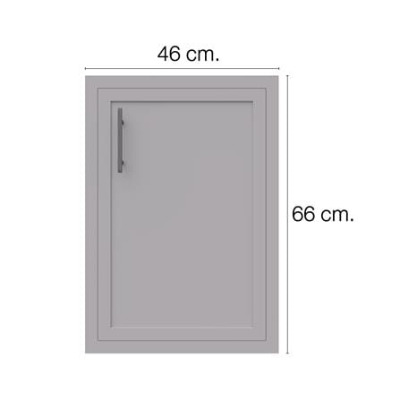 บานซิงค์เดี่ยว MJ SLIM SHAKER 46x66 ซม. สี ELEGANT_3