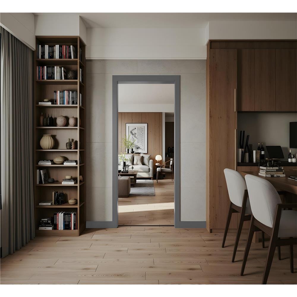 วงกบประตู UPVC MODERNWOOD 90x220 ซม. สีเทา