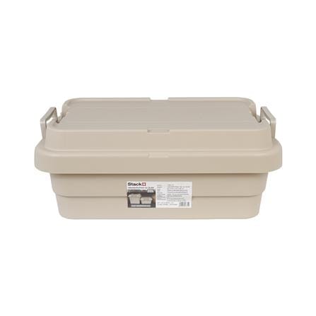 กล่องจัดเก็บท้ายรถ 30 ลิตร STACKO GLAM 60x39x24.5 ซม. สีเบจ_1