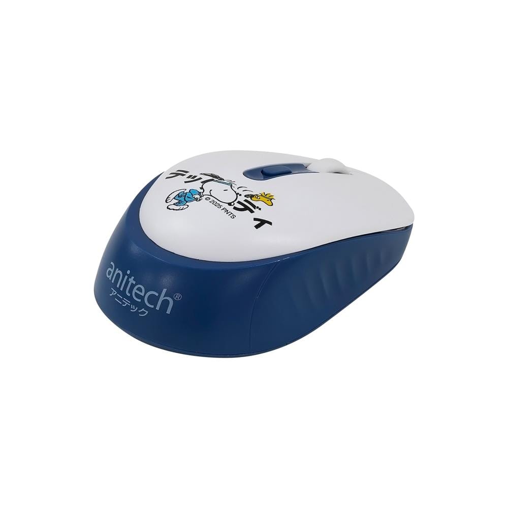 เมาส์ไร้สาย ANITECH SNOOPY W240 สีน้ำเงิน
