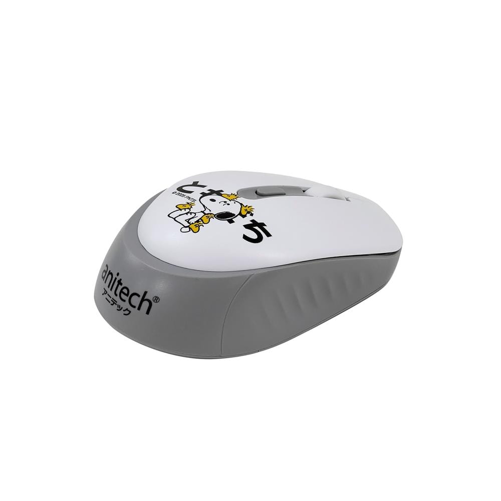เมาส์ไร้สาย ANITECH SNOOPY W240 สีเทา