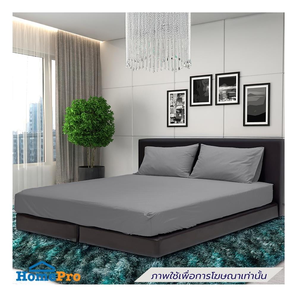 ชุดผ้าปูที่นอน 3.5 ฟุต (ชุด 3 ชิ้น) STEVENS PURE COTTON ML21GR