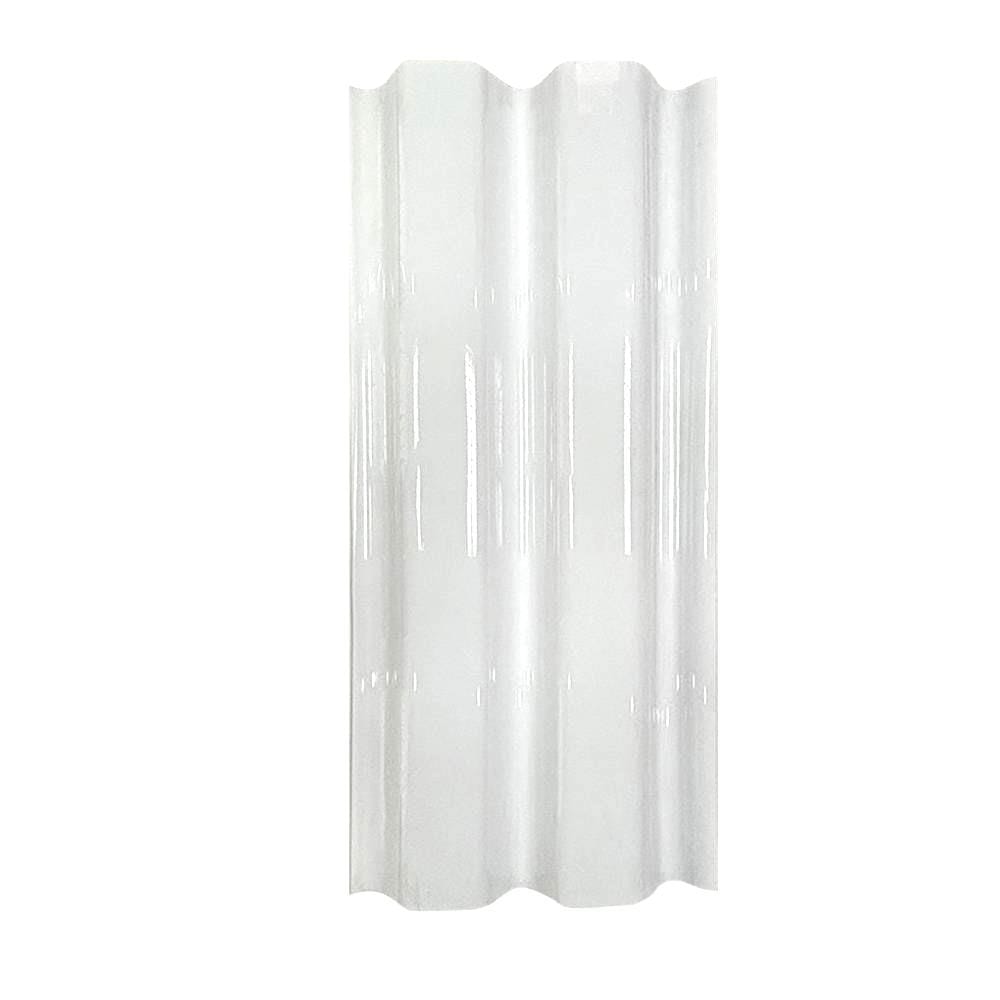 แผ่นโปร่งแสง ลอนคู่ ผิวเรียบ SUNSHIELD 1.2 มม. 0.51x1.2 ม. สีขาว