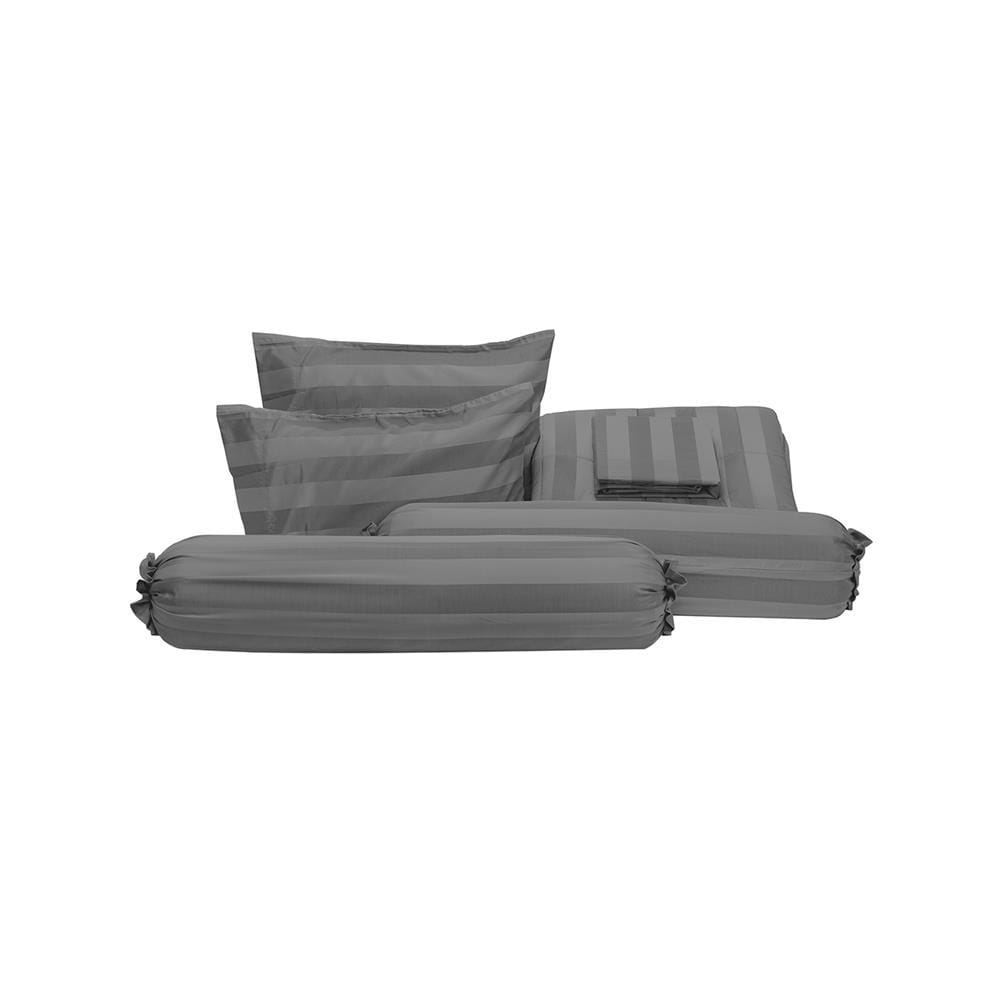 ชุดผ้าปูที่นอน 6 ฟุต (ชุด 6 ชิ้น) PICASSO TENCEL JASMINE สี BLACK
