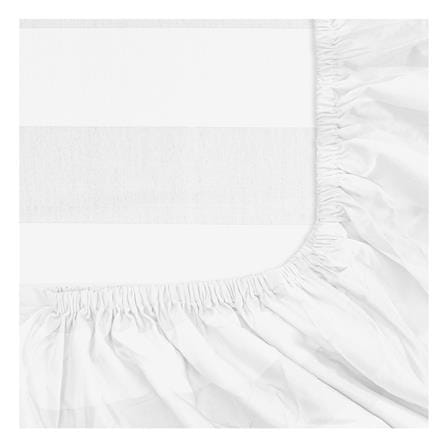 ชุดผ้าปูที่นอน 6 ฟุต (ชุด 6 ชิ้น) PICASSO TENCEL JASMINE สี WHITE_4