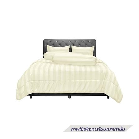 ชุดผ้าปูที่นอน 6 ฟุต (ชุด 6 ชิ้น) PICASSO TENCEL JASMINE สี CREAM_2