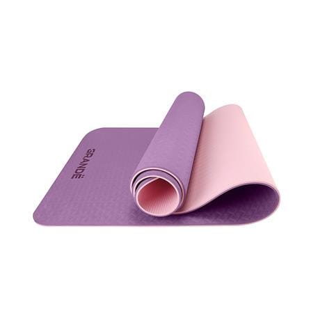 เสื่อโยคะ GRANDE TPE สีชมพู/ม่วง_2