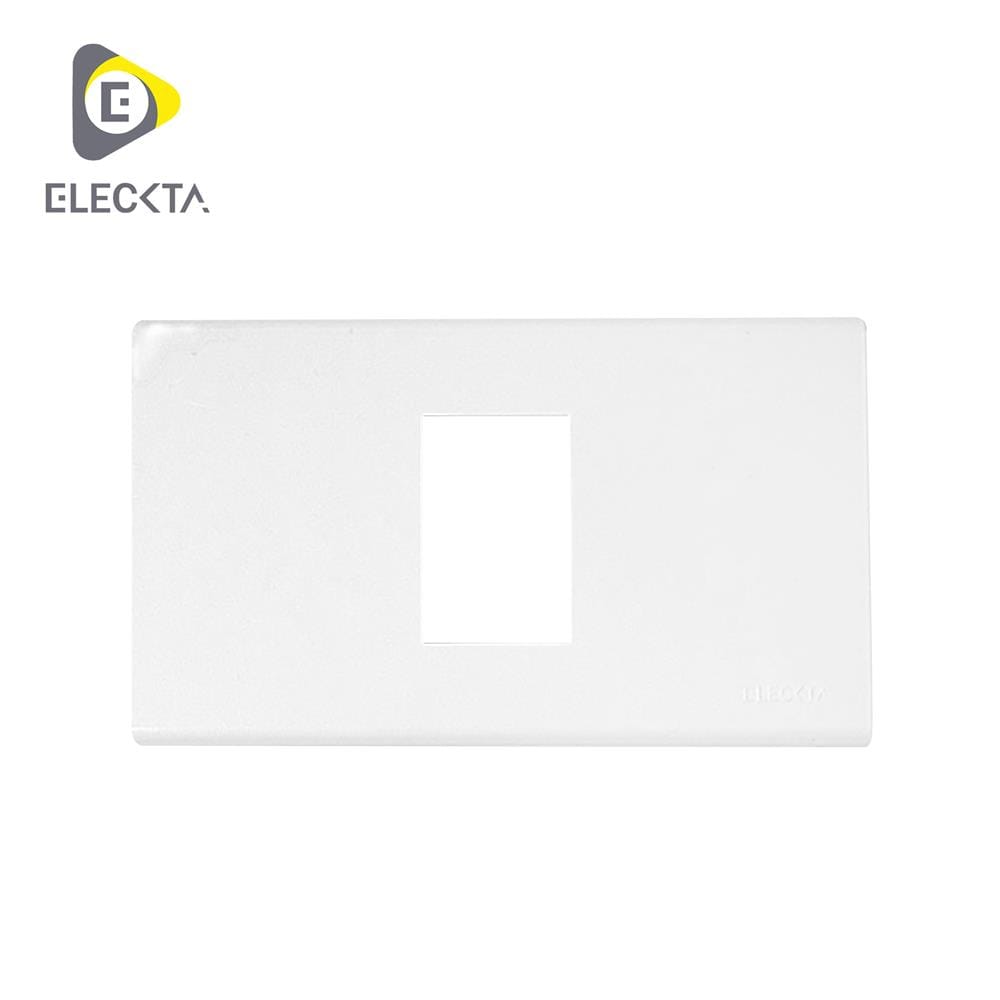 หน้ากาก 1 ช่อง ELECKTA BASIC A-101 สีขาว