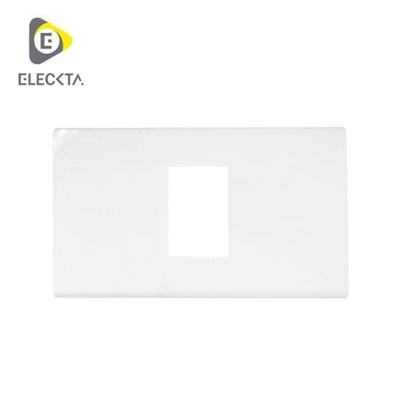 หน้ากาก 1 ช่อง ELECKTA BASIC A-101 สีขาว_0