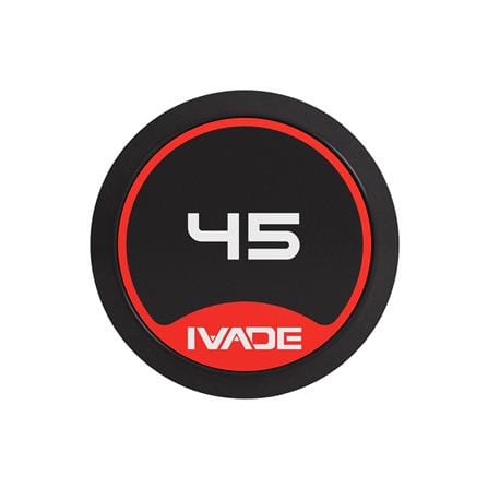 บาร์เบลแกนหยักหุ้มยาง IVADE 45 กก. (1 ชิ้น)_6