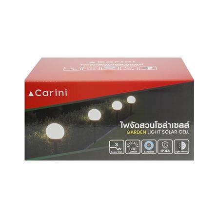 ไฟจัดสวน SOLAR CARINI BT1239B-4 3 วัตต์ DAYLIGHT สีดำ_4