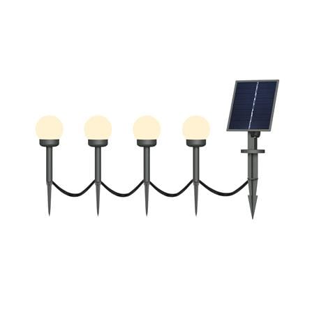 ไฟจัดสวน SOLAR CARINI BT1239B-4 3 วัตต์ DAYLIGHT สีดำ_0