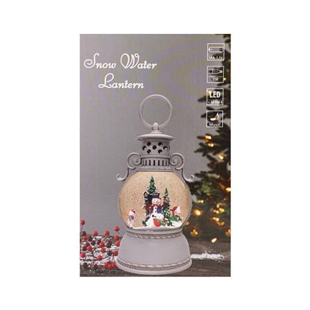 ของตกแต่งกล่องดนตรี SNAZZ CHRISTMAS PINE LAMP 11x20 ซม. สีดำ_4