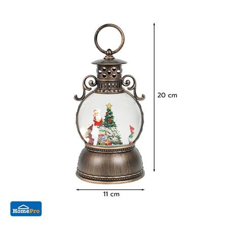 ของตกแต่งกล่องดนตรี SNAZZ CHRISTMAS PINE LAMP 11x20 ซม. สีดำ_6