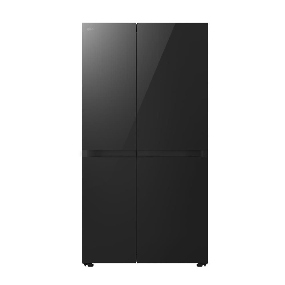 ตู้เย็น SIDE BY SIDE LG GC-B257KGHW.ABMPLMT 23.4 คิว สีดำ