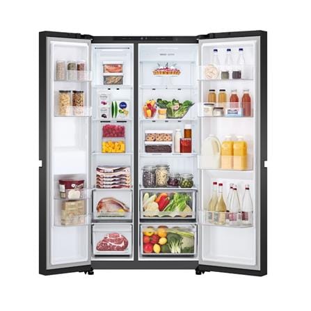 ตู้เย็น SIDE BY SIDE LG GC-B257KGHW.ABMPLMT 23.4 คิว สีดำ_5