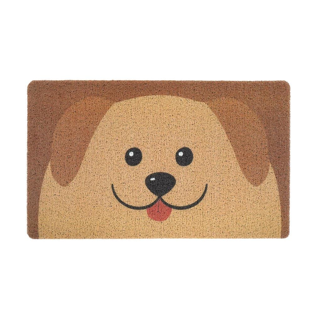 พรมเช็ดเท้าดักฝุ่น SNAZZ GOLDEN 45x75 ซม. สีน้ำตาล