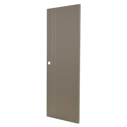 ประตูห้องน้ำ UPVC เจาะลูกบิด AZLE AZ 2-GY 70x200 ซม. สีเทา_1