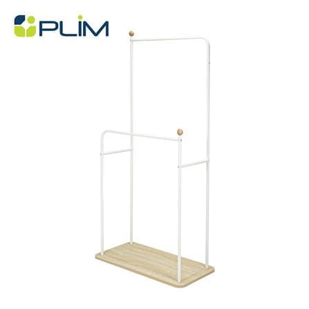 ราวแขวนผ้า 2 ราวแขวน PLIM ARRIS 80 ซม. สีขาว_0